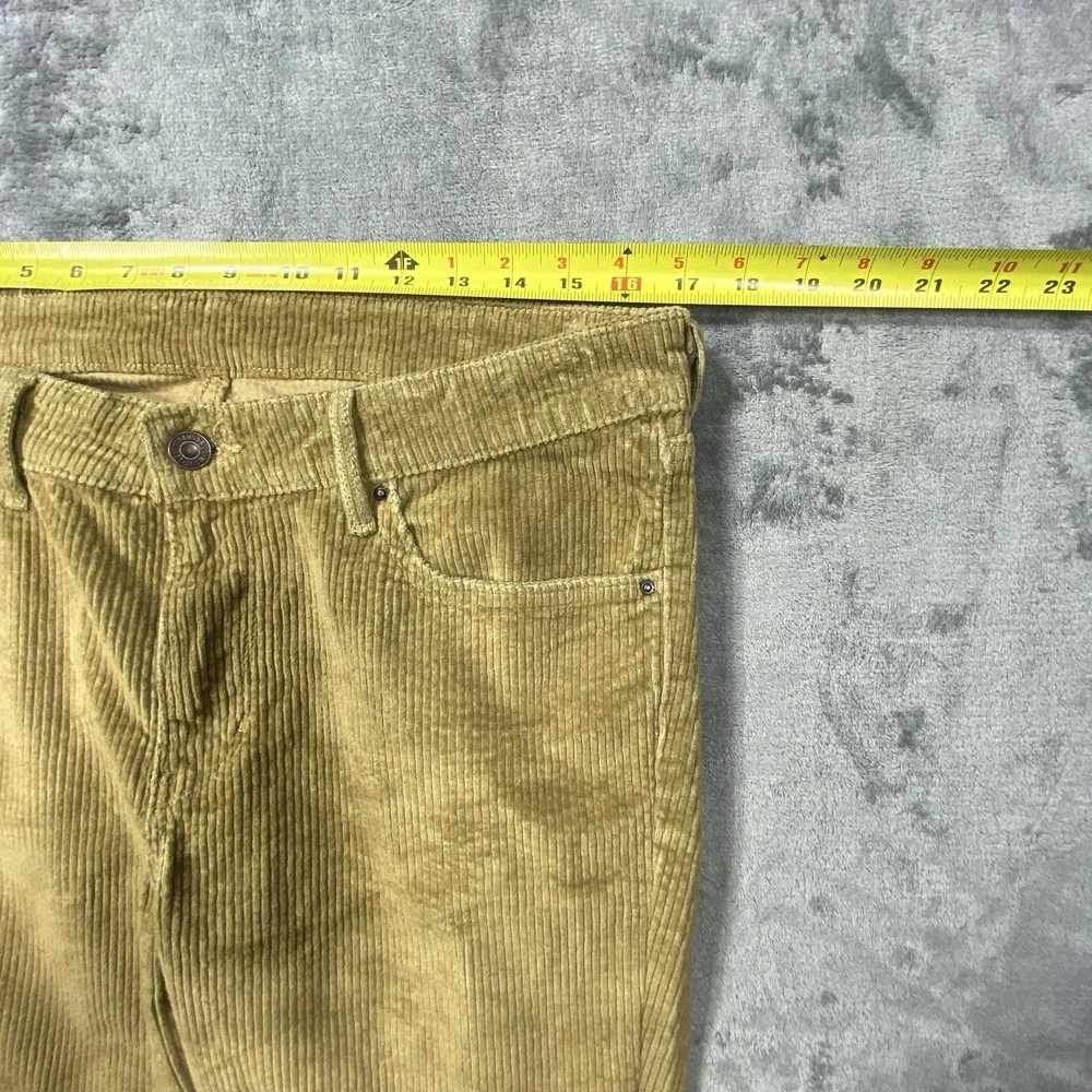 Levis Corduroy Pants‎ Fits 34x30 Cotton Beige Casual Regular Tapered Cut Red Tab